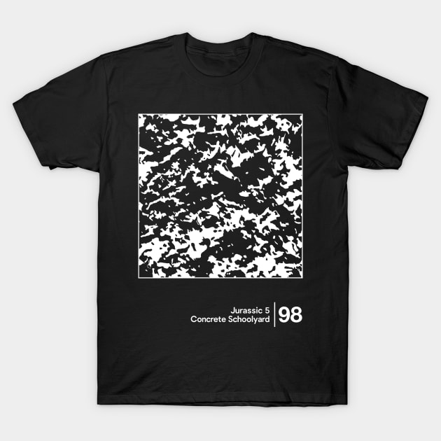 Concrete Schoolyard / Minimalist Style Graphic Design Artwork T-Shirt by saudade